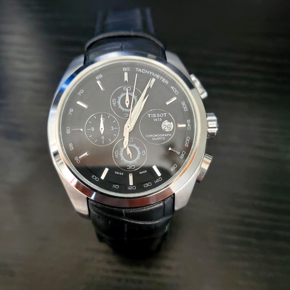 🔥NEW Condition Tissot Couturier Tachymeter Chronograph Men's Watch